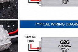 G2G QIS 100W 24V DC power supply wiring diagram
