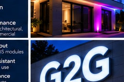 G2G QIS 60W 12V DC power supply channel letter application