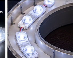 G2G QIS Anpro LED modules installed in a channel letter