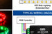 G2G RGB LED Amplifier typical wiring diagram