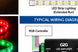 G2G RGB LED Amplifier typical wiring diagram