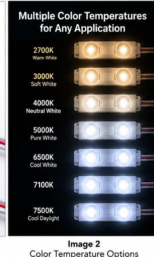 G2G United II LED module color temperature options
