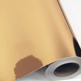 Chrome Permanent Adhesive Decorative Vinyl Film 5 yard rolls