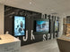 Interior video wall graphics printed on Drytac ReTac Textures Linen wallcovering