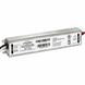 A Keystone brand linear power supply unit, model KTL-D-105-400-MC2, shown at an angle on a white background. The unit is silver metal with black and red wire connectors on the ends, featuring printed specifications, barcodes, and certification logos on its side.