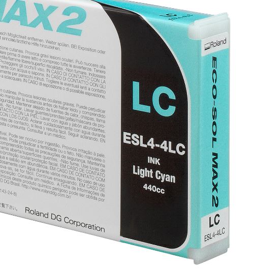 Roland Eco-Sol Max 2 Ink 440ML Light Cyan