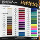 Lumina 9105 Glitter heat transfer vinyl full manufacturer color chart