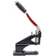 Black and red tool on a white background
