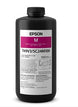 Epson ink bottle with label on a white background