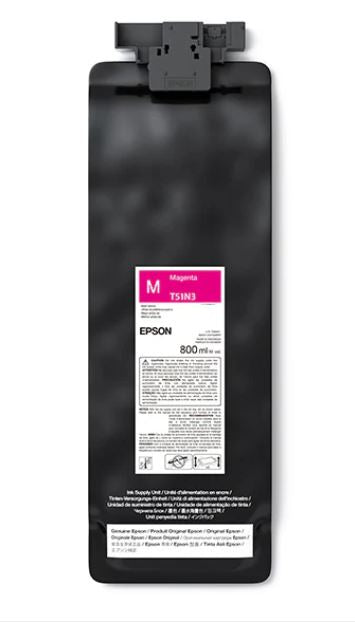 Epson ink cartridge with label on a white background