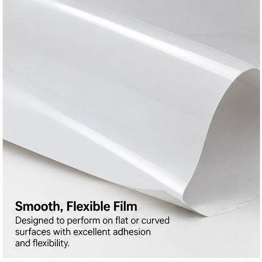 Nikkalite ELG 48012 White smooth flexible reflective film detail