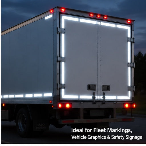 Nikkalite ELG Flexible Engineer Grade reflective sheeting fleet marking application