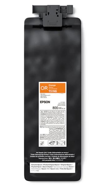 Epson ink cartridge packaging with label on a white background