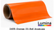 Illustrative angled roll of Orange reflective vinyl for FDC Lumina 2409; not an actual product photograph