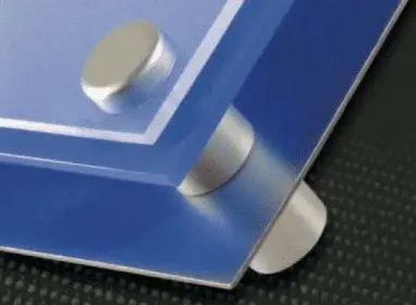 Pizazz Aluminum Mono-Mounts Natural X-Large 1" A&E 2-Pk
