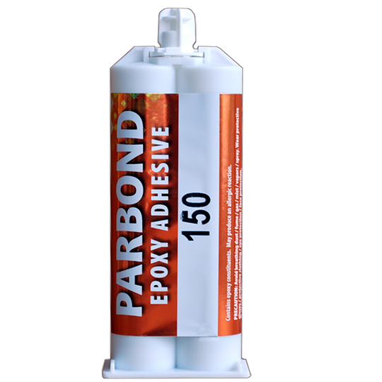 Parbond Epoxy Adhesive 150 container on a white background