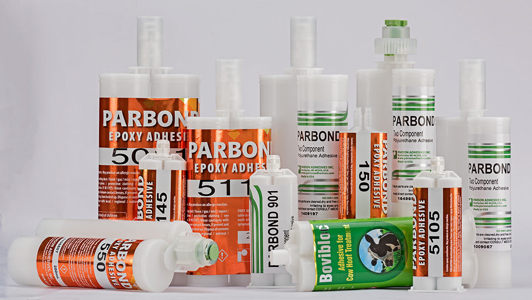 PARBOND structural adhesive cartridge family and packaging