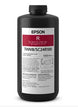 Epson ink bottle with label on a white background