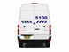 White van with number 5100 on a white background