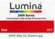 FDC Lumina 2409 Red reflective vinyl color swatch illustration; verify against manufacturer sample