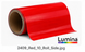 Illustrative side view of Red reflective vinyl roll for FDC Lumina 2409; not an actual product photograph
