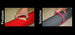 Before and after comparison of applying vinyl wrap with a problem and solution shown.
