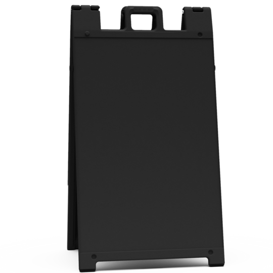 SIGNICADE 130-W Plastic A-Frame Sidewalk Sign Black