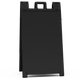 SIGNICADE 130-W Plastic A-Frame Sidewalk Sign Black
