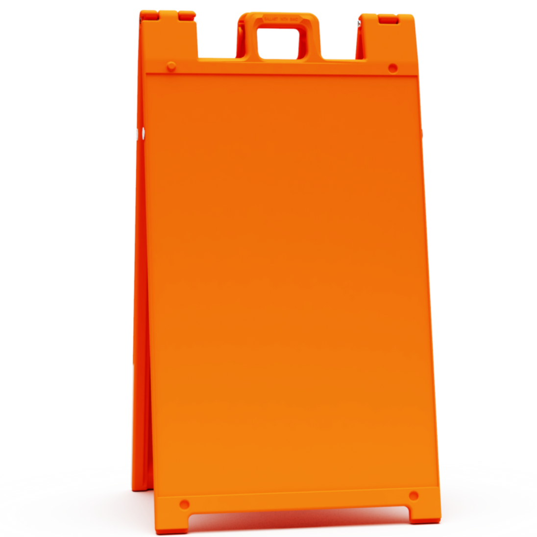 SIGNICADE 130-W Plastic A-Frame Sidewalk Sign Orange