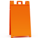 SIGNICADE 130-W Plastic A-Frame Sidewalk Sign Orange