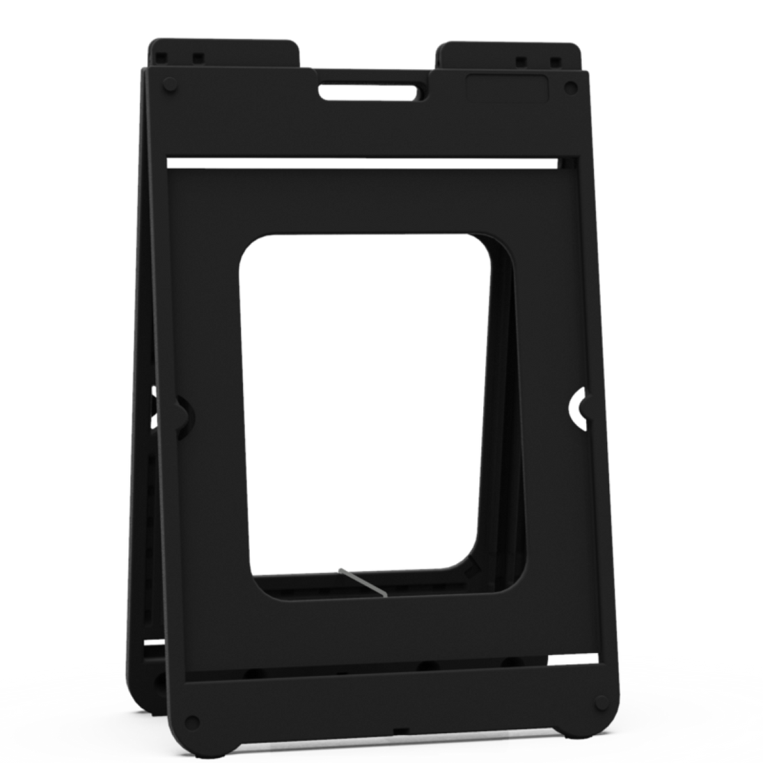 SimpoSign® II Quick-Change Sign Frame Model 1225 – 22" x 28" Outdoor Sign Stand Black