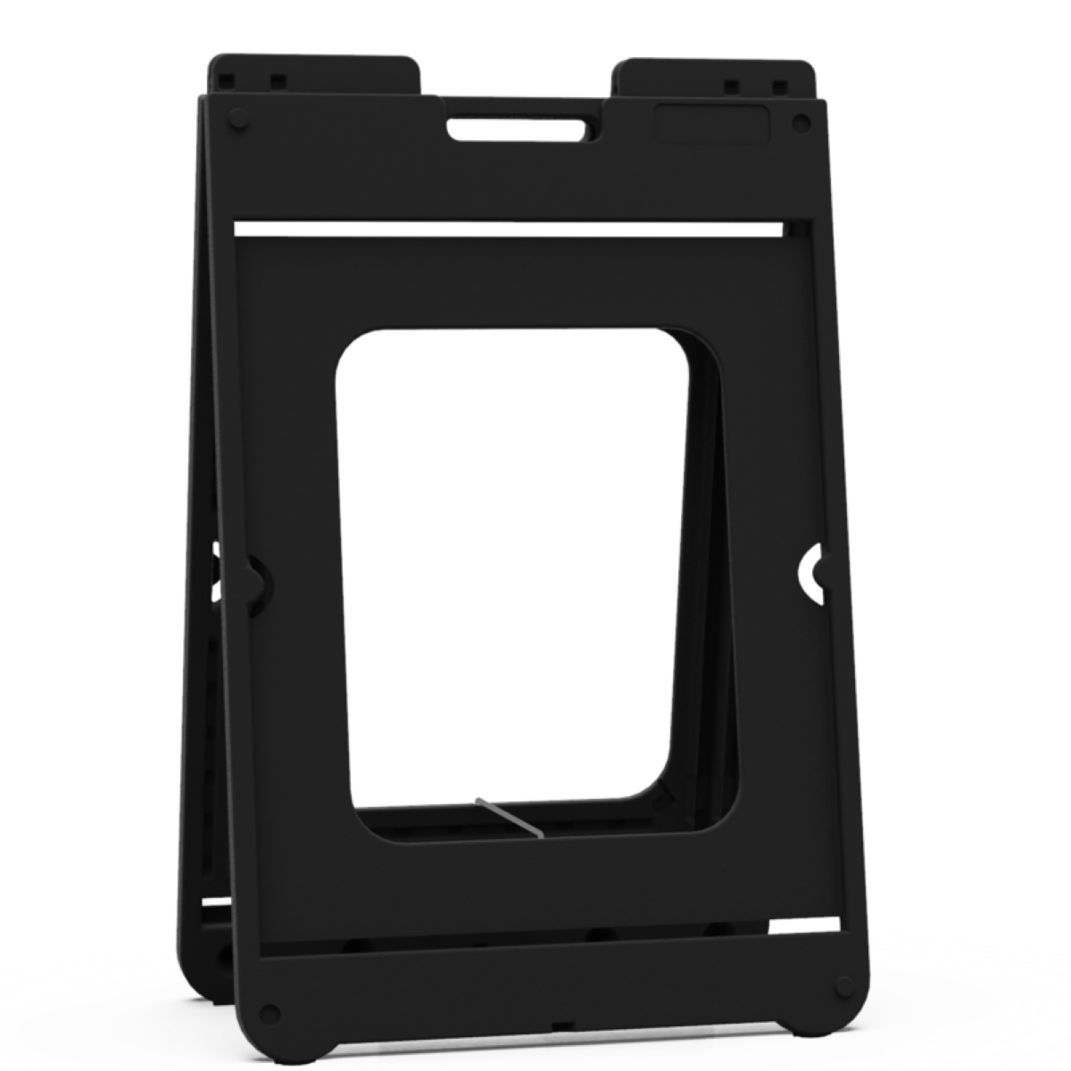 SimpoSign® II Quick-Change Sign Frame Model 1225 – 22" x 28" Outdoor Sign Stand Black