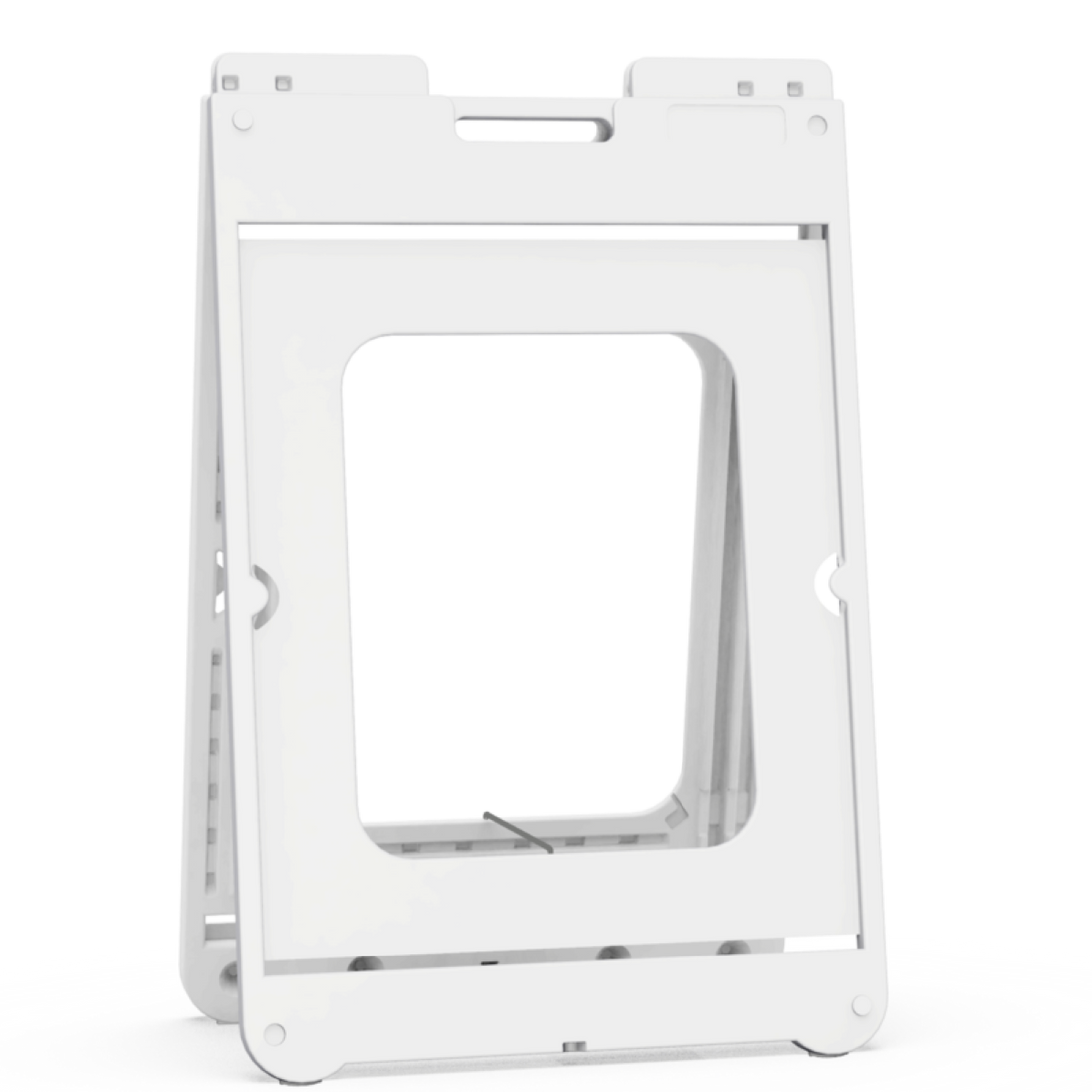 SimpoSign® II Quick-Change Sign Frame Model 1225 – 22" x 28" Outdoor Sign Stand White