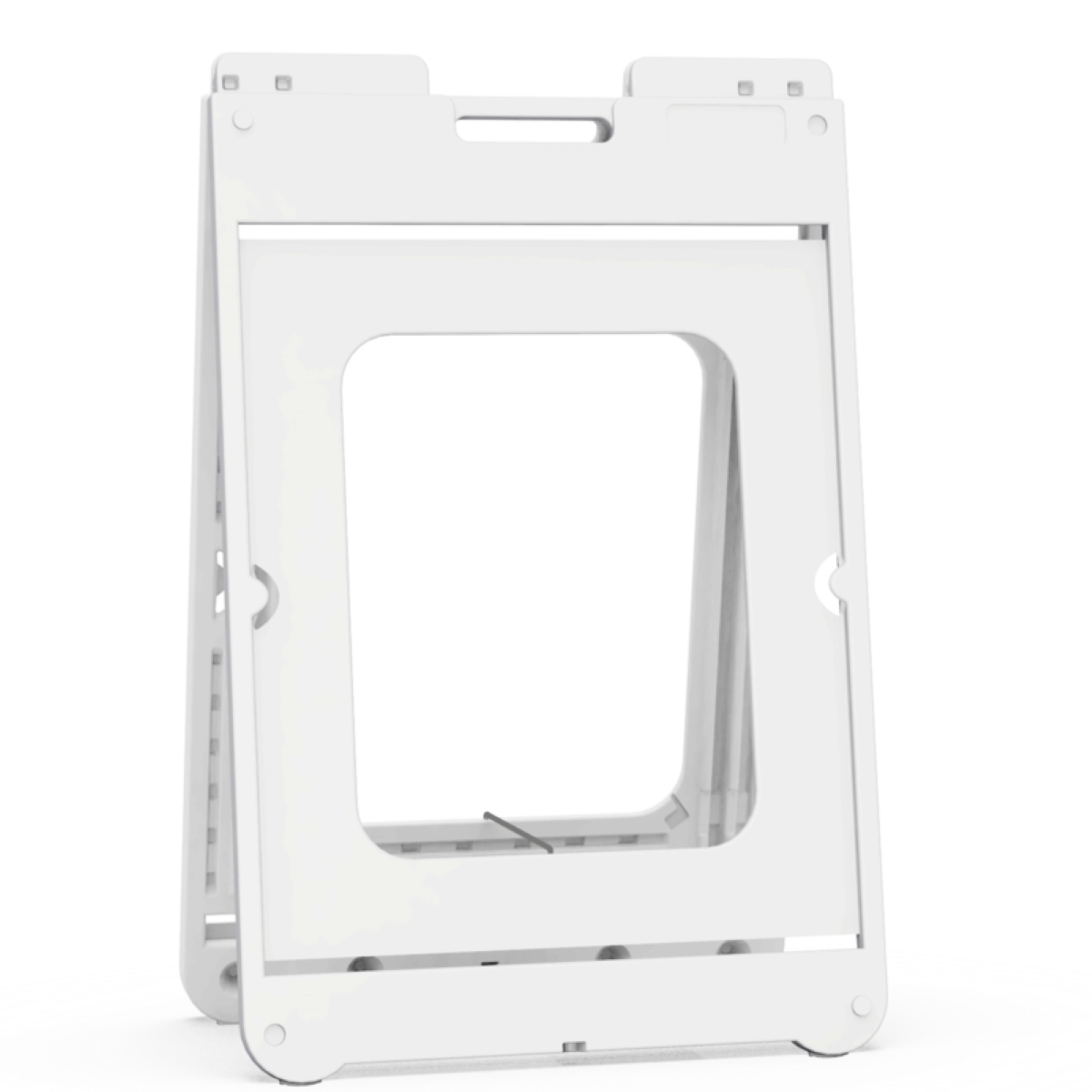 SimpoSign® II Quick-Change Sign Frame Model 1225 – 22" x 28" Outdoor Sign Stand White
