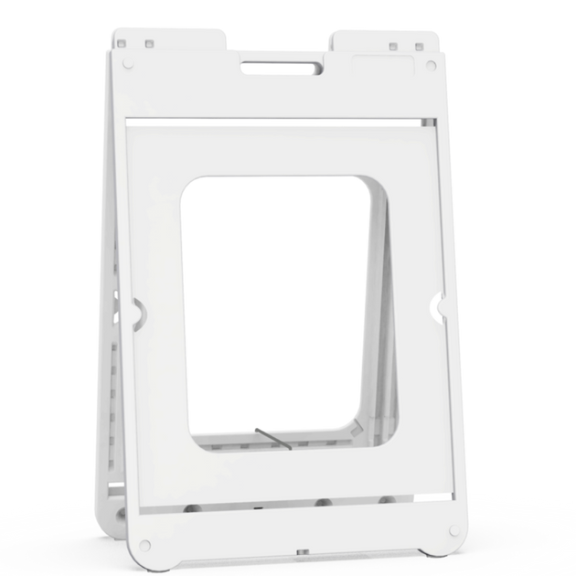 SimpoSign® II Quick-Change Sign Frame Model 1225 – 22" x 28" Outdoor Sign Stand White