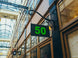 3M 50 Scotchcal Grass Green 073 sign lettering application example; striping is supplied in the selected width.