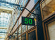 3M 50 Scotchcal Bright Green 745 sign lettering application example; striping is supplied in the selected width.