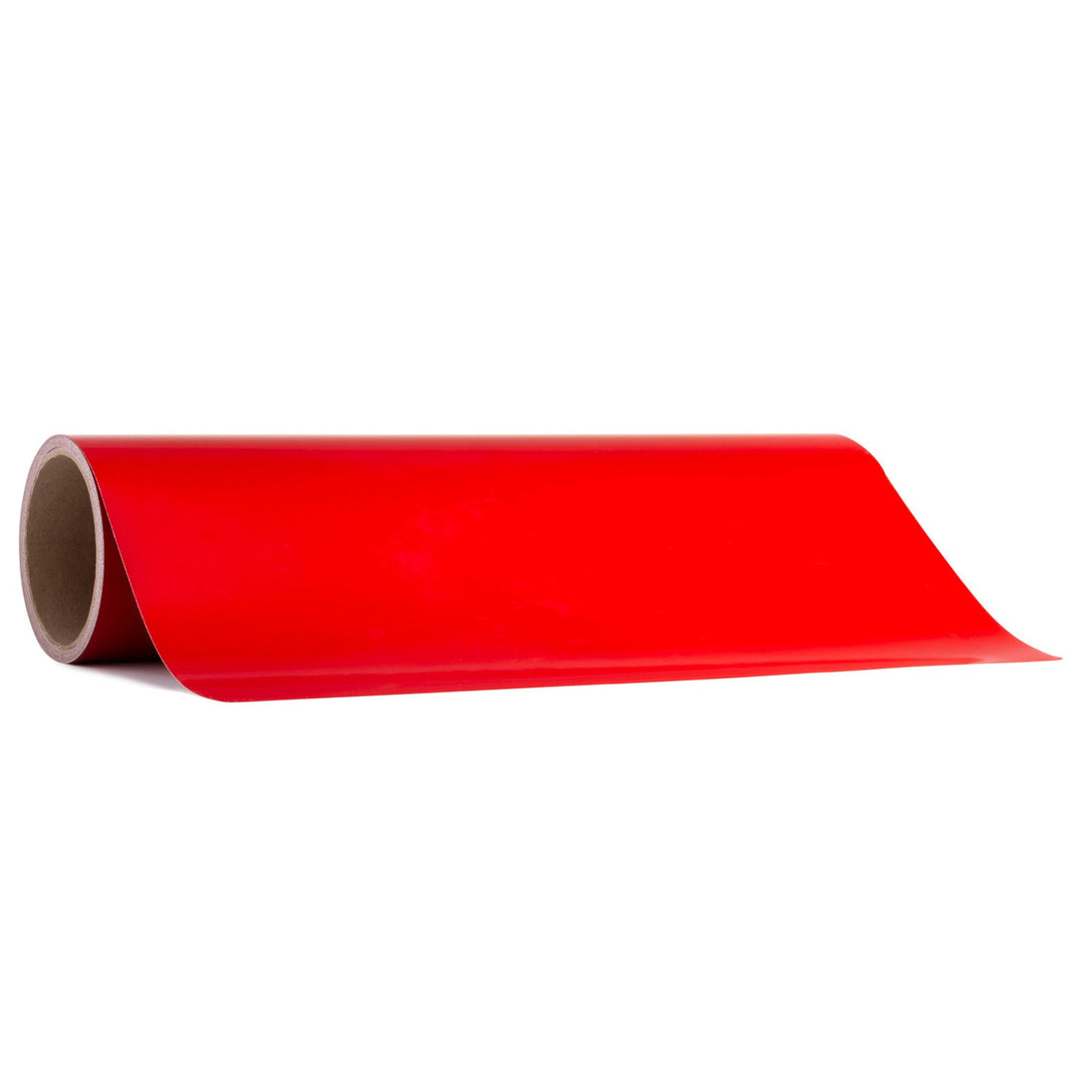 Lumina 2407 Red (001) reflective vinyl roll reference; supplied in the selected custom-cut striping width and length.
