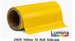 Representative side-view roll illustration for Lumina 2409 Yellow reflective film; not an actual product photograph.