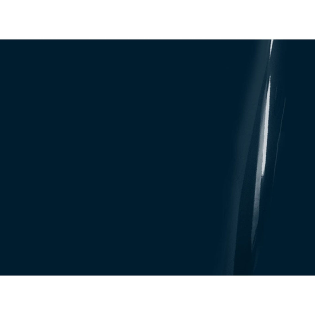 Illustrative curled-film representation of Lumina 4200 Dark Blue gloss vinyl; color and finish are approximate