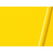 Illustrative curled-film representation of Lumina 4200 Sunbeam Yellow gloss vinyl; color and finish are approximate
