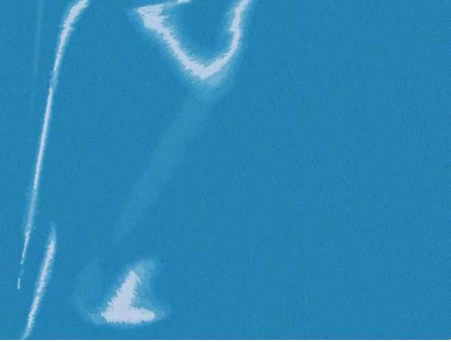 3M Scotchlite 680 Light Blue reflective graphic film color and material reference; custom-cut striping is supplied in the selected width and length