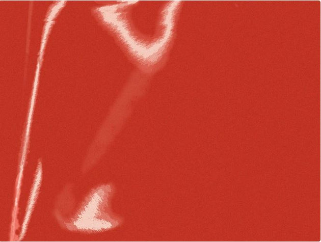 3M Scotchlite 680 Ruby Red reflective graphic film color and material reference; custom-cut striping is supplied in the selected width and length