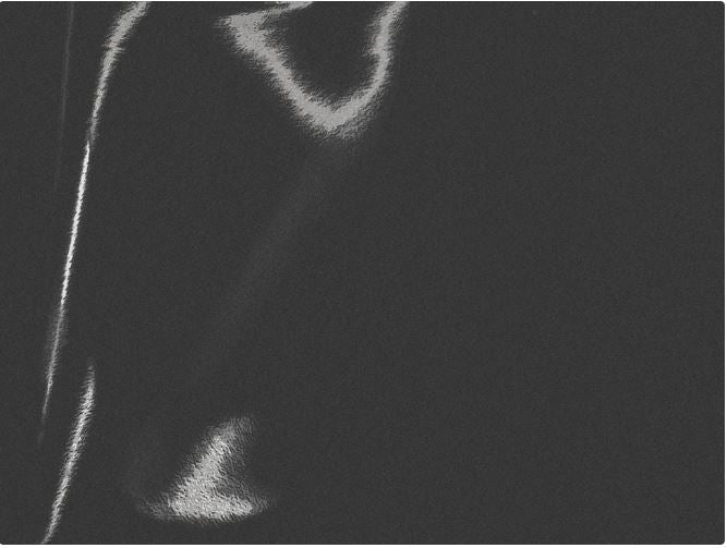 3M Scotchlite 680 Black reflective graphic film color and material reference; custom-cut striping is supplied in the selected width and length