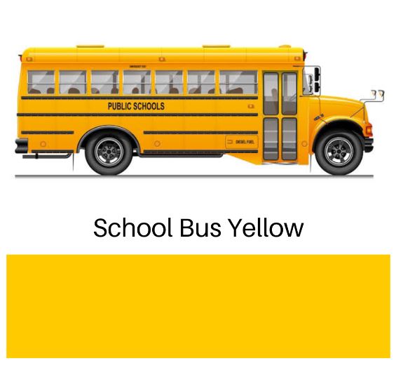 3M Scotchlite 680 School Bus Yellow reflective film color and application reference; illustrative appearance varies with lighting and viewing angle; pictured objects are not included