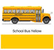 3M Scotchlite 680 School Bus Yellow reflective film color and application reference; illustrative appearance varies with lighting and viewing angle; pictured objects are not included
