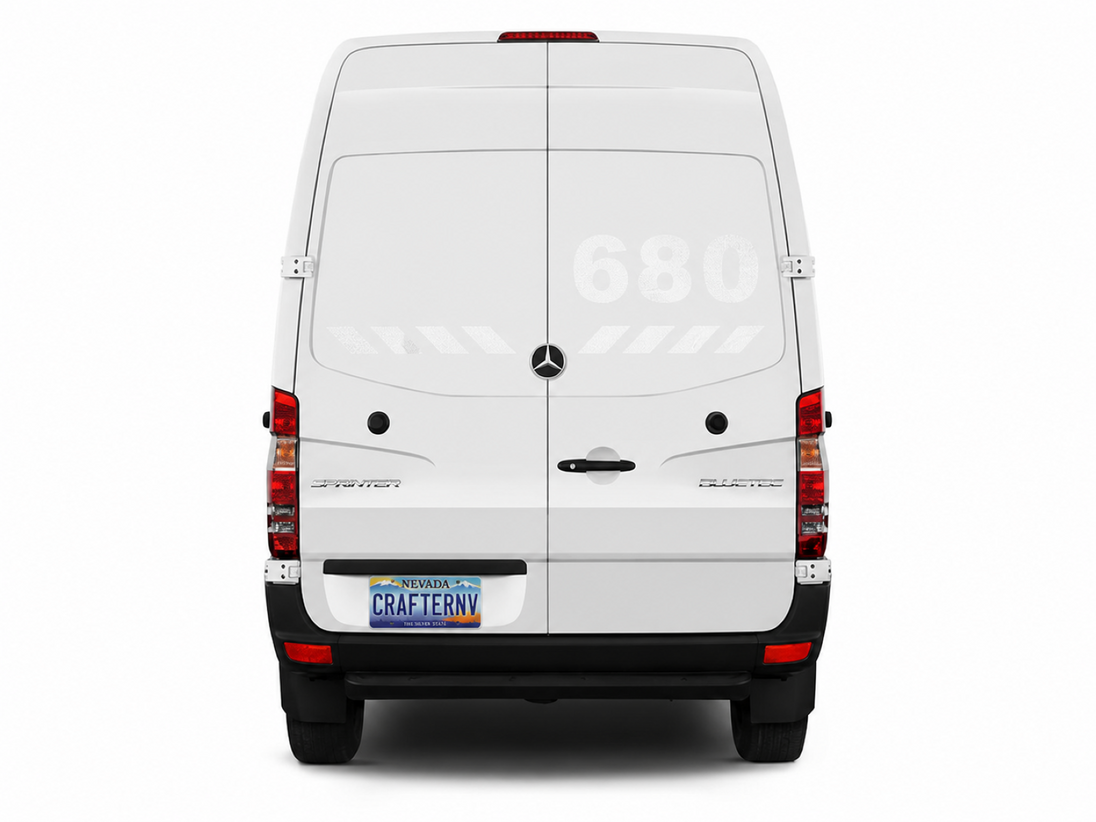 3M Scotchlite 680 White reflective film daytime appearance reference; illustrative appearance varies with lighting and viewing angle; pictured objects are not included