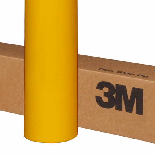 3M reflective film in yellow, manufacturer full-roll material reference; ordered stripe size varies