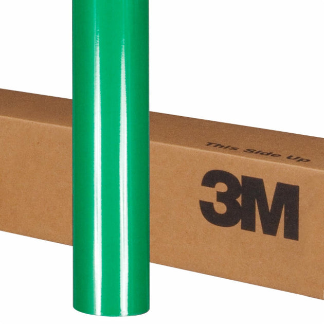 3M reflective film in light green, manufacturer full-roll material reference; ordered stripe size varies