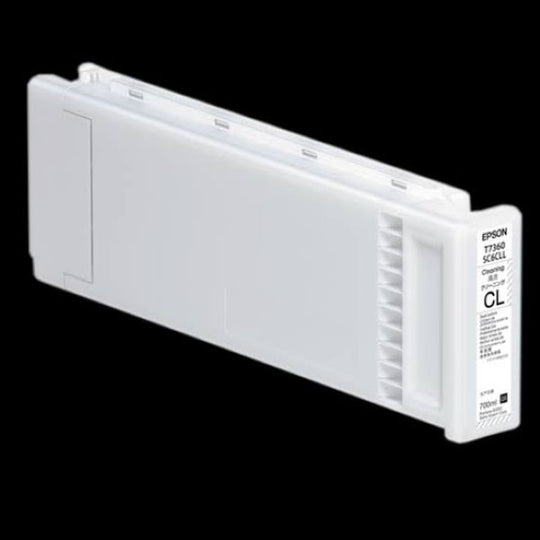 An Epson CL TN1140 SCGLL replacement toner cartridge, shown in its white plastic housing against a solid black background.